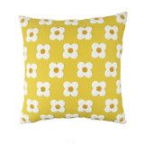 Touched Soft Daisy Pattern Bohemian Style Cushion Cover Plush Cotton Pillow Covers Sofa Decorative Throw Pillow Case