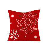 Home Decoration Red Christmas Tree Pillowcase Cushion Pillow Cover