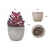 Artificial Lotus Flower Succulent Mini Pulp Potted Basin Balcony Decoration