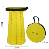 Portable Telescopic Folding Stools Collapsible Retractable Camping Fishing Hiking Stools