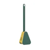 Toilet Brush Long-Handled Golf Brush Head Toilet Brush No Dead Ends Self-Opening and Closing Water-Proof Base