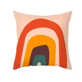 4PCS Home Cotton Decorative Red Graffiti Printing Throw Pillow Case Cushion Covers For Sofa Couch Bed Chair