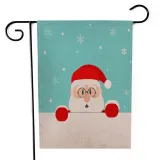 Christmas Santa Claus Decoration Garden Flag Single And Double Sided