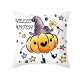 Halloween Holiday Pattern Pumpkin Skull Cushion Pillow Cover