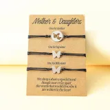 Mother Daughter Jewelry Set Hollow Butterfly Bracelets Gift For Mother's Day