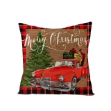 Home Decoration Christmas Tree Car Pillowcase Cushion Pillow Cover