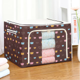 Storage Box Folding Dustproof for Bedroom Clothes Toys Storage