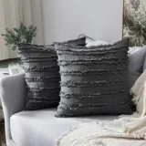 Factory supply striped Jacquard cotton with linen  throw pillow  Pillow Covers for Home Decoration