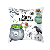 Halloween Holiday Pillow Cover Cushion Pillow Case