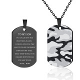 Inspirational Gift Birthday Gift To My Daughter Son Camouflage Keychain With Stainless Steel Key Chain Ring Keyrings From Mom Dad Never Forget That I Love You Forever