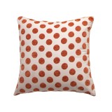 Chenille jacquard thousand bird lattice pillow solid color backrest cover home sofa bedside cushion removable and washable