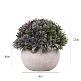 Artificial Melaleuca Plants Potted Plant Combination Mini Pulp Basin Desktop Decoration