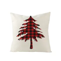 Home Decoration Christmas Snowflake Pillowcase Cushion Pillow Cover
