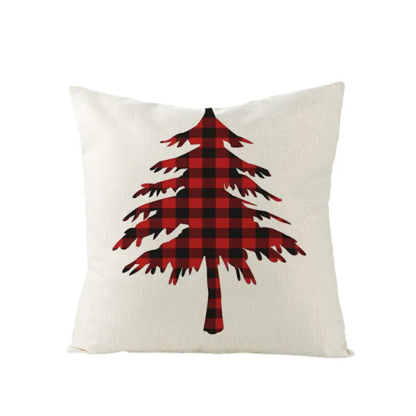 Home Decoration Christmas Snowflake Pillowcase Cushion Pillow Cover