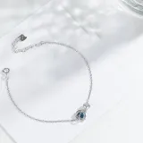Silver Zircon Diamond Dream Planet Pendant Chain Jewelry Bracelet Earrings Necklaces Rings Jewelry Sets
