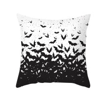 Halloween Holiday Bat Pillowcase Cartoon Cushion Pillow Cover