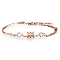 Rose Gold 925 Silver Sterling Silver Small Waist Chain Jewelry Bracelet