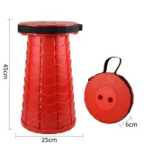 Portable Telescopic Folding Stools Collapsible Retractable Camping Fishing Hiking Stools
