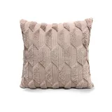 Trapezoidal Lattice Style Soft Velvet Decorative Throw Pillow Covers