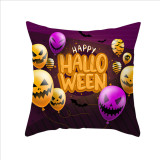 Halloween Holiday Trick or Treat Hat Pillowcase Cushion Pillow Cover