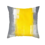 4PCS Home Cotton Decorative Multicolor Oil Painting Throw Pillow Case Cushion Covers For Sofa Couch Bed Chair