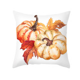 Pumpkin Print Thanksgiving Pillowcase Peach Skin Pillowcase
