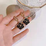 3PCS Pearl Jewelry Flower Necklace Brooch and Earrings Set Mom Gift For Mother's Day