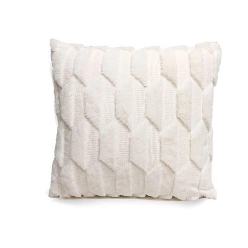 Trapezoidal Lattice Style Soft Velvet Decorative Throw Pillow Covers