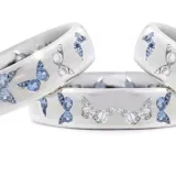 Butterfly Diamante Ring Multicolor Jewelry Gifts For Women Girls