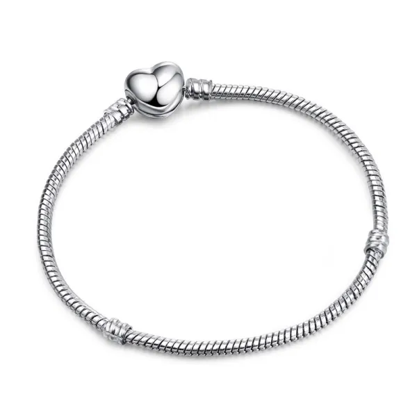 Women's DIY Adjustable 3mm Snake Bone Silver Basic Chain Charm Jewelry