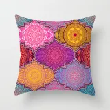 4PCS Home Cotton Decorative Multicolor Bohemia Throw Pillow Case Cushion Covers For Sofa Couch Bed Chair