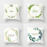 4PCS Flowers Love Home Cotton Decorative Throw Pillow Case Cushion Covers