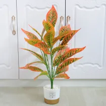 Artificial Discolored Wood Combination Potted Home Living Room Indoor Green Plant Decoration