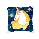 4PCS Home Cotton Decorative Cartoon Unicorn Throw Pillow Case Cushion Covers For Sofa Couch Bed Chair