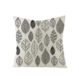 4PCS Home Cotton Plant Printin Decorative Throw Pillow Case Cushion Covers For Sofa Couch Bed Chair