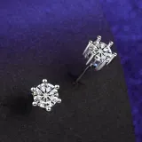 Classic Silver Zircon Diamond Pendant Chain Jewelry Earrings Necklaces Rings Jewelry Sets