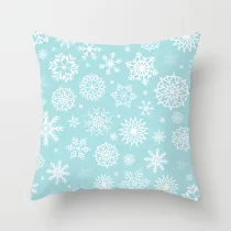 Home Decoration Christmas Snowflake Pillowcase Cushion Pillow Cover
