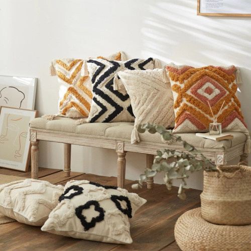 Soft Wool Luxury Boho Decorative Throw Pillow Case Cushion Covers