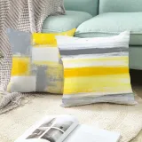 4PCS Home Cotton Decorative Multicolor Oil Painting Throw Pillow Case Cushion Covers For Sofa Couch Bed Chair