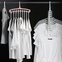 Space Saving Clothes Hangers Multifunctional Closet Organizer Wardrobe Cascading Hanger 9 Slots