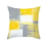 4PCS Home Cotton Decorative Multicolor Oil Painting Throw Pillow Case Cushion Covers For Sofa Couch Bed Chair