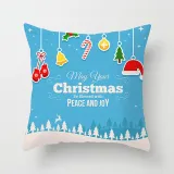 Home Decoration Christmas Ornaments Pillowcase Cushion Pillow Cover