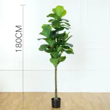 Artificial Plant Potted Banyan Tree Green Plant Bonsai Decoration