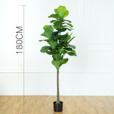 Artificial Plant Potted Banyan Tree Green Plant Bonsai Decoration
