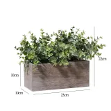 Artificial Eucalyptus Plant Combination Wooden Potted Landscape Decoration