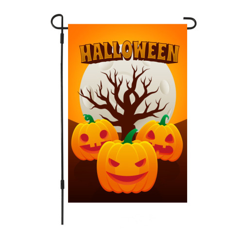 Halloween Garden Tree Double-Sided Courtyard Flag Party Decoration Flag
