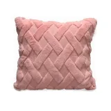 Cross Check Style Soft Velvet Decorative Throw Pillow Covers