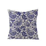 4PCS Home Cotton Decorative Printing Throw Pillow Case Cushion Covers For Sofa Couch Bed Chair