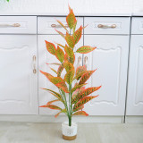 Artificial Discolored Wood Combination Potted Home Living Room Indoor Green Plant Decoration