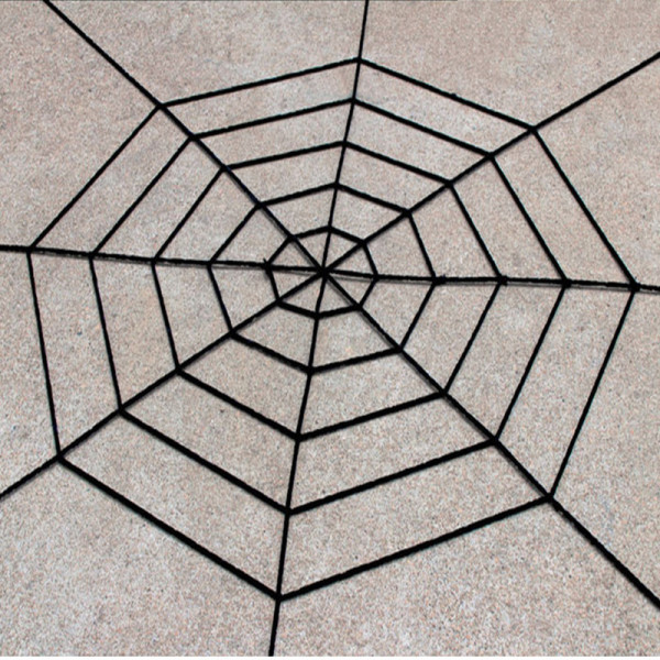 Halloween Simulation Props Black Spider Web Haunted House Bar Decoration Supplies